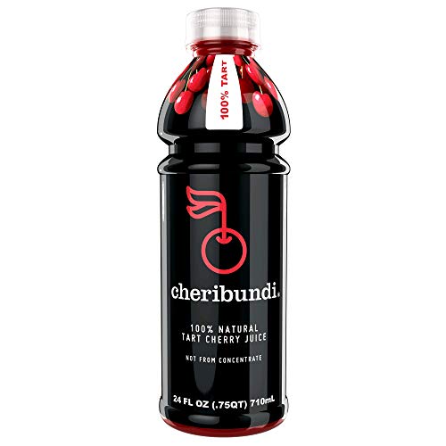 Cheribundi 100% Tart Cherry Juice – 60 Tart Cherries and 100 Calories per 8 oz. Serving, One Ingredient, All of the Benefits, Reduce Soreness, Recover Faster, Boost Immunity and Improve Sleep, 8 Pack