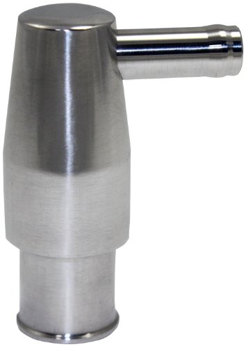 PCV Valve, Push-In Smooth with Grommet (Polished Aluminum)