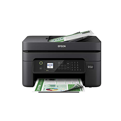Epson Workforce WF-2830 All-in-One Wireless Color Printer with Scanner, Copier and Fax