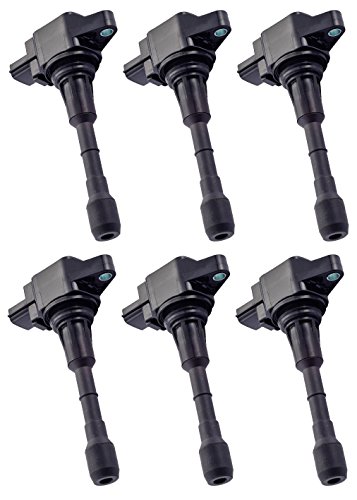ENA Pack of 6 Ignition Coils Compatible with 2008-2019 Nissan Infiniti Altima Maxima Murano Pathfinder Quest EX35 FX35 V6 3.5L
