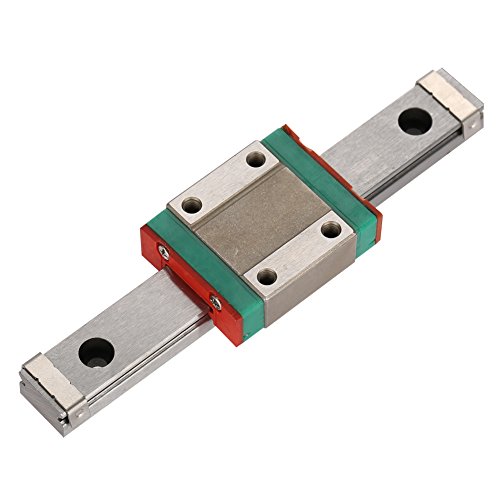 LML12B Linear Rail Mini Bearing Steel Guide Rail Slide Rail+ Slide Block Variety Length (100mm)