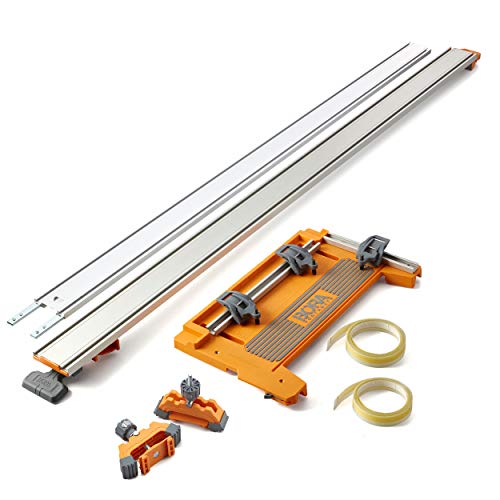 Bora 5-Piece NGX Set Including 50-inch clamp edge, 50-inch clamp edge extension, Pro Saw Plate, Non-Chip Strip, Track Clamps, 544500