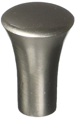 Laurey 26459 Cabinet Hardware 5/8-Inch Tapered Cone Knob, Brushed Satin Nickel
