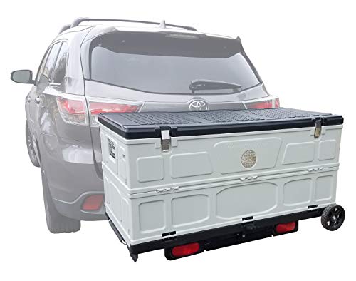 Cove Products The Cargo Box Hitch Mounted Folding Cargo Box Storage