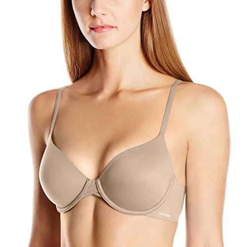 Calvin Klein Women's Perfectly Fit Lightly Lined Memory Touch T-Shirt Bra, Bare, 32B