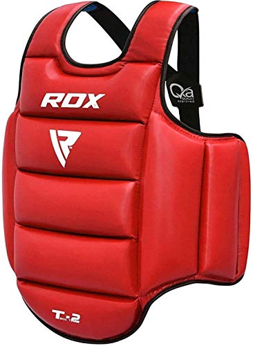 RDX TKD Chest Guard Boxing MMA Body Protector Martial Arts WTF Reversible Rib Shield Armour Taekwondo Target Training Kickboxing