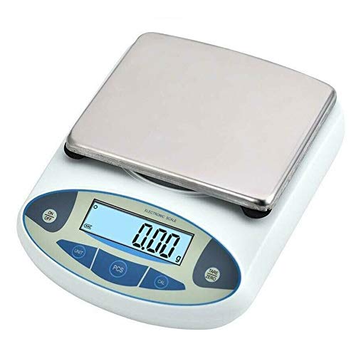 Lab Digital Scale Electronic Analytical Balance 5000g x 0.01g High Precision Laboratory Kitchen Jewelry Weighing Scales Digital Precision Suitable for Industry School Scientific Research