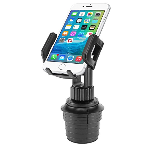 Cellet Car Cup Holder Mount, Adjustable Smart Phone Cradle for iPhone 11 Pro XR XS Max X 8 Plus 7 SE Samsung Note 10 + 9 Galaxy S20+ Ultra S10+ S9 A71 A51 A21 A11LG Stylo 6 V60 Moto z4 edge+ e6