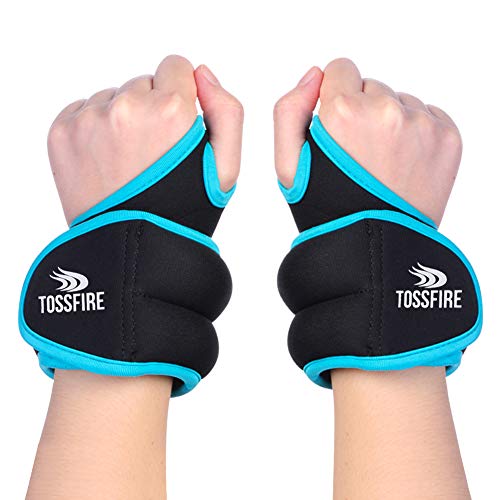 Wrist Weights Set 4lb (2lbs Each) Thumblock Arm Weight for Women and Men, Great for Running Weightlifting Training Gymnastic Aerobic Jogging Cardio Exercises