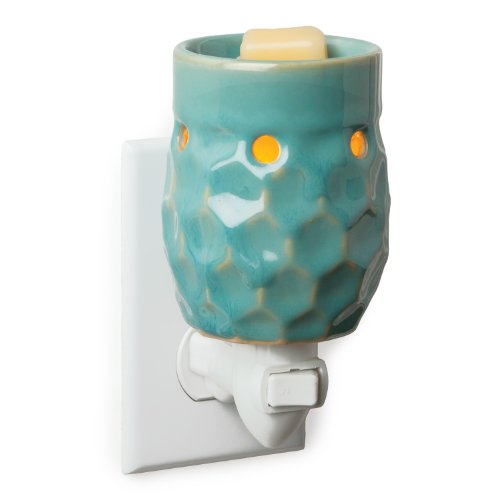 Candle Warmers Etc. Pluggable Fragrance Warmer, Honeycomb Turquoise