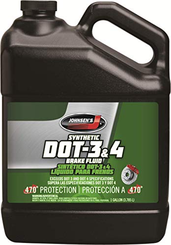 Johnsen's 5034 Premium Synthetic DOT-4 Brake Fluid - 1 Gallon