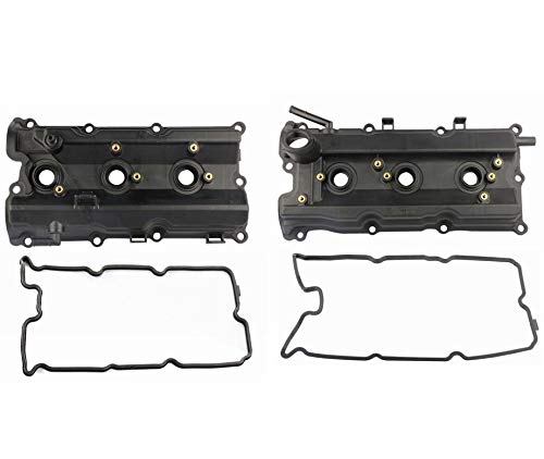 MOSTPLUS Engine Valve Covers Left & Right Compatible with 03-06 Nissan 350Z 03-06 G35 V6 3.5L (Set of 2)