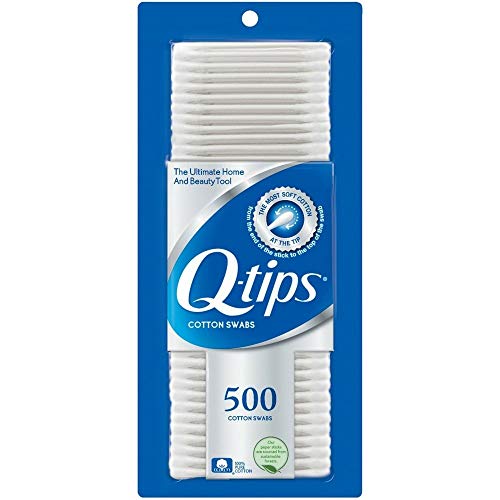 Q-tips Cotton Swabs 500 ea (Pack of 2)
