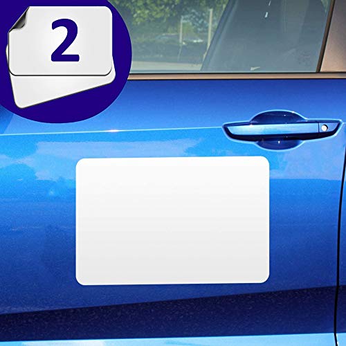 SignHero Blank Magnets (2 Pack) – Rounded Corners Blank Car Magnet Set