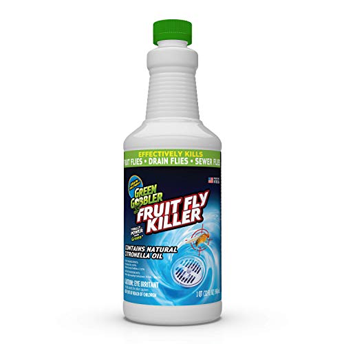 FRUIT FLY GOODBYE Gel Drain Treatment | Drain Fly Killer | Fruit Fly Killer | Drain Flies Treatment | Fruit Flies Treatment | Drain Fly & Fruit Fly Eliminator (32 oz)