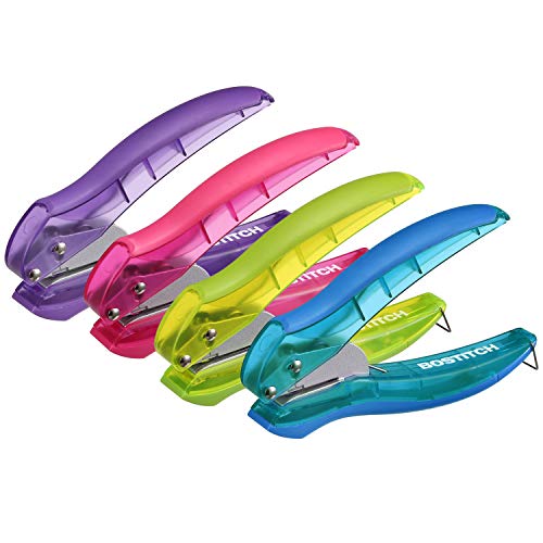 PaperPro inLIGHT Reduced Effort One-Hole Punch, One Unit per Package, Assorted Colors, No Color Choice (2401)