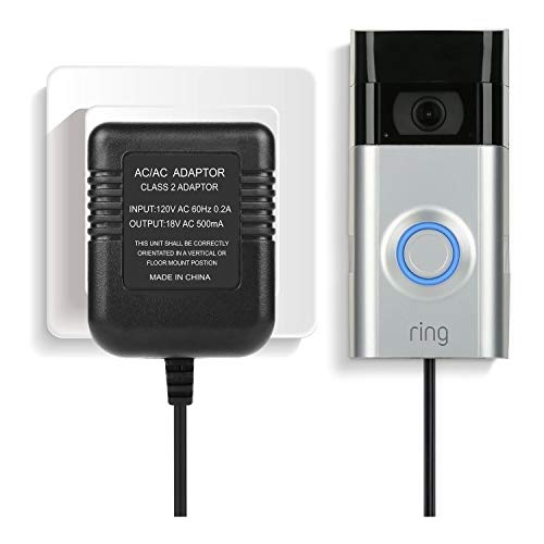 Power Adapter, Video Doorbell Power Supply for The Ring Video Doorbell, Ring Video Doorbell 2 & Ring Video Doorbell Pro, Power Supply, Adapter, Battery Charger