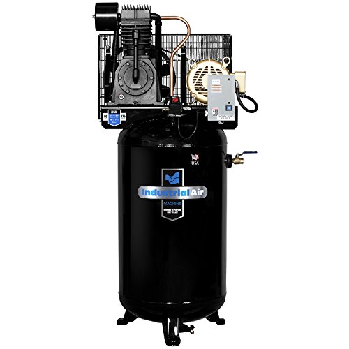 Industrial Air IV7568075 Vertical 80 gallon Two Stage Cast Iron Industrial Air Compressor