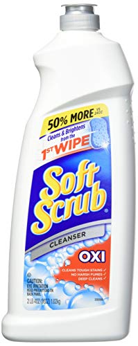 Soft Scrub Multi-Purpose Kitchen and Bathroom Cleanser with Oxi, 36 Ounce (Pack of 1)