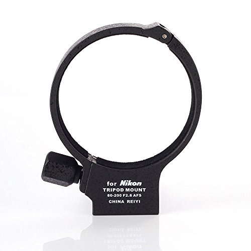 FocusFoto Metal Tripod Collar Mount Ring 1/4' for Nikon AF-S 80-200mm f/2.8D F2.8 Zoom Lens