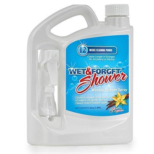 Wet & Forget Shower Cleaner Weekly Application Requires No Scrubbing, Bleach-Free Formula, 64 OZ. Ready to Use