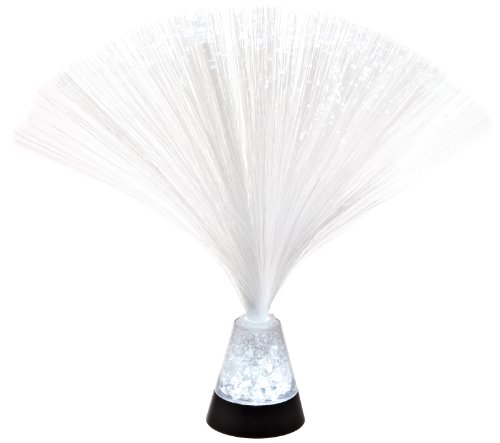 Fortune Products FOL-325C Crystal Crushed Fiber Optic LED Lamp, 3' Base Width x 3-1/4' Base Height, 9-3/4' Tall