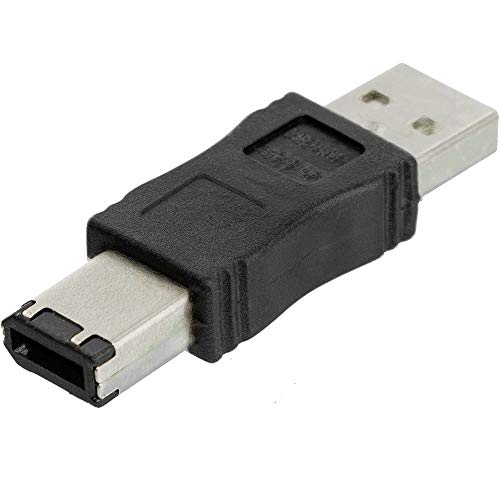 Toptekits Firewire IEEE 1394 6 Pin Male to USB A Male Convertor Jack M/M Adapter by Toptekits