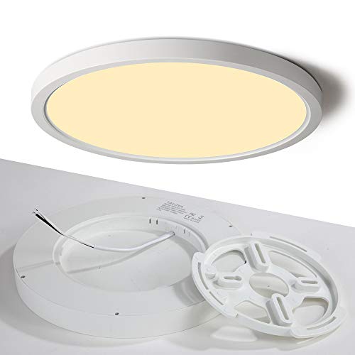 Taloya Flush Mount Ceiling Light LED for Hallway,18W 8.9 Inch, Slim Surface Mount Ceiling Light Fixture for Pantry Kitchen Utility Laundry Entryway Corridor (Warm White 3000k)
