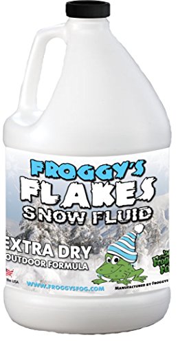 Froggys Flakes - Extra Dry Snow Juice - Snow Machine Fluid - Evaporative Formula - 1 Gallon