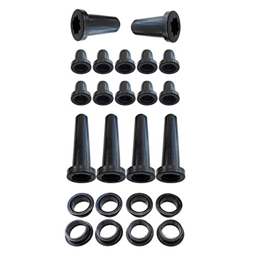 Rear Suspension A-Arm Bushing Kit for Polaris Sportsman 500 HO 4X4 2003-2005 EFI 2007, Include Rear Suspension Control A-arm Long & Short Bushing Arm Lower Bushing Tool, 26 pieces