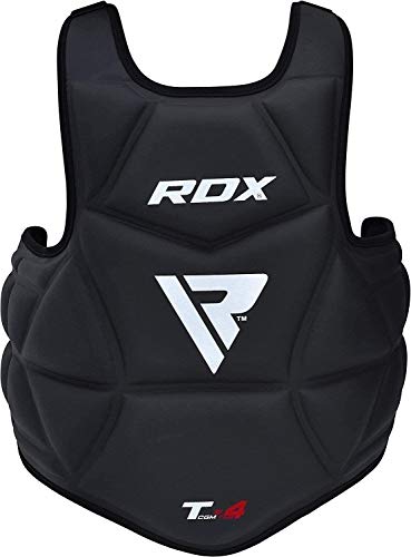 RDX Boxing Chest Guard MMA Martial Arts Rib Shield Armour Taekwondo Body Protector Muay Thai Training
