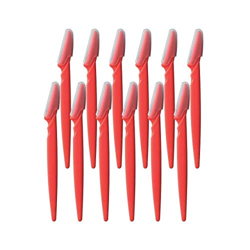 Kitsch Pro Dermaplaning Tool Set, Facial Hair Removal for Women, Eyebrow Razor and Face Razor for Women, 12 Pack