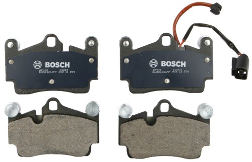 Bosch BP978 QuietCast Premium Semi-Metallic Disc Brake Pad Set For: Audi Q7; Porsche Cayenne; Volkswagen Touareg, Rear