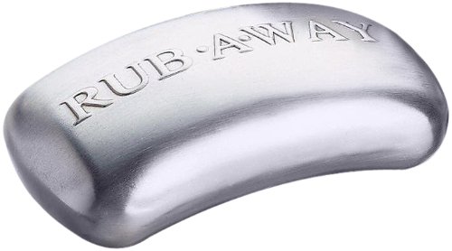AMCO 8402 Rub-a-Way Bar Stainless Steel Odor Absorber, Single, Silver