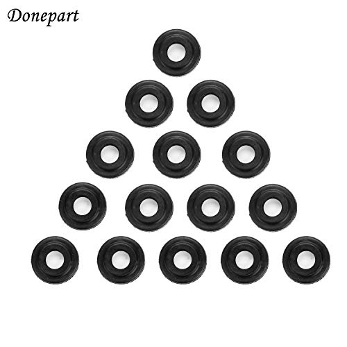 Donepart Seal Grommet Rubber Washer Nut Bolt for BMW 323i 323Ci 330xi 325Ci 325i 325xi 525i 528i 530i 740i 840Ci X5 Z3 M3 M5 E46 E31 E36 E32 E39 E60 E66 E52 E53 E83