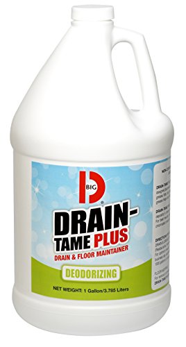 Big D 1501 Drain-Tame Plus Drain & Floor Maintainer, 1 Gallon (Pack of 4) - Digests grease, proteins, fats, oils, waste - Ideal for use in grease traps, restaurants, septic systems and institutional floors