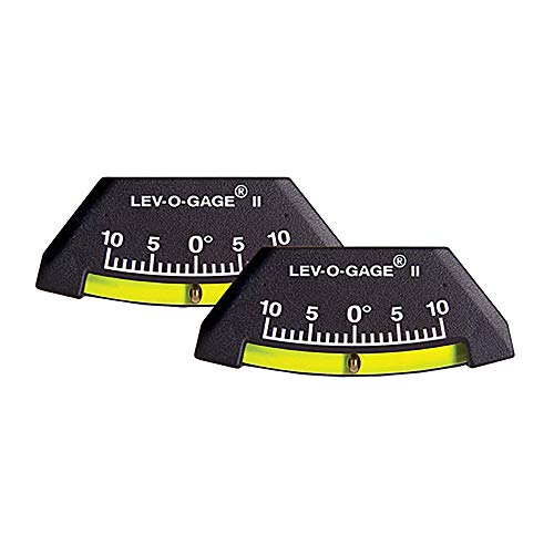 Sun Company 306-R Lev-o-gage II RV Level Indicators and Inclinometers - Pack of 2 | Leveling Gauges for RV, Camper, or Trailer