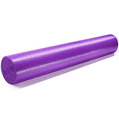 Yes4All Premium Medium Density Round PE Foam Roller for Physical Therapy - 36inch (Purple)