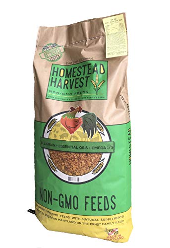 Homestead Harvest Non-GMO Turkey & Game Bird Starter 28% for Growing Turkeys, Quail, Peacocks, Guineas, Pigeons, and Pheasants - 40 lb
