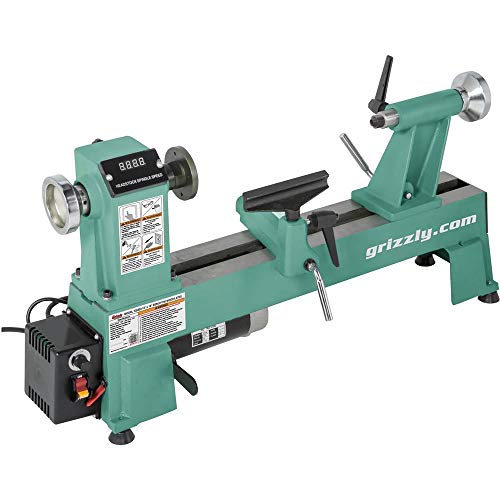 Grizzly Industrial T25920 - 12' x 18' Variable-Speed Benchtop Wood Lathe