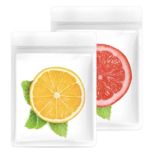 SixWeKit Resealable Bags Mylar Mini/Large Size Plastic Eco Friendly Material Clear matt Colored Zipper for Sandwich Tshirts Food Storage Cards Jewelry Ice Earrings Assorted (100pcs8x12 inch)