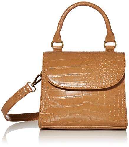 The Drop Women's Diana Top Handle Crossbody Bag, Camel