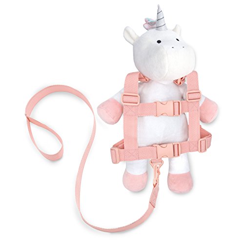Travel Bug Toddler Character 2-in-1 Safety Harness (Unicorn - White/Pink/Rainbow)