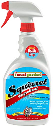 I Must Garden Squirrel Repellent: Protects Vehicles, Plants, Decking, Furniture – Works on Chipmunks – 32oz Ready to Use