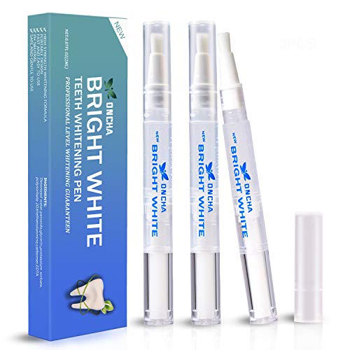 Teeth Whitening Pen(3 Pack),35% Carbamide Peroxide,Effective,No Sensitivity,Easy to Use,Beautiful White Smile,Natural Mint Flavor