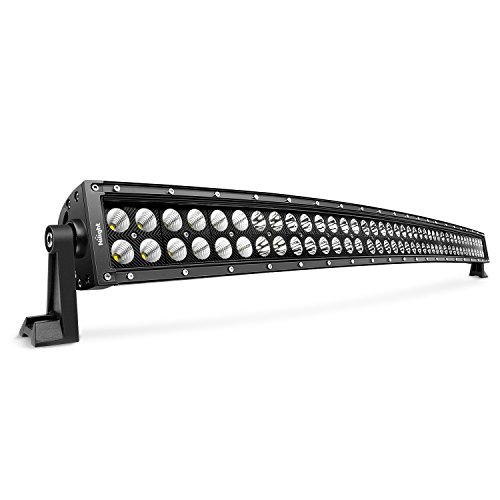 Nilight 42' 240W Spot Flood Combo High Power LED Driving Lamp LED Light Bar Off Road Fog Driving Work Lights for SUV Boat Jeep Lamp, 2 Years Warranty