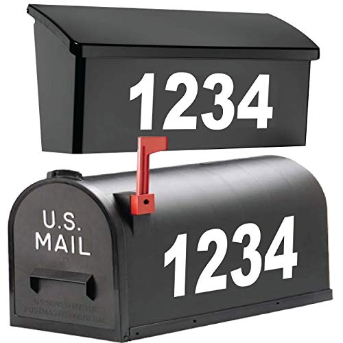 1060 Graphics 3' Premium Reflective Mailbox Numbers - Custom Made in Any Style, Color, Text, Size - Design Your Own Address Vinyl Decal Sticker- Letters, Lettering