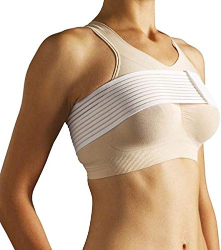 CAREFIX Implant Stabilizer Band (8113) White by TYTEX- Post-Surgery Breast Implant Support Band- Chest Compression Support- Breast Augmentation Strap
