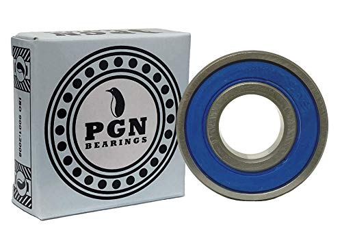 (10 Pack) PGN - R4-2RS Sealed Ball Bearing - C3 Clearance - 1/4'x5/8'x0.196' - Lubricated - Chrome Steel