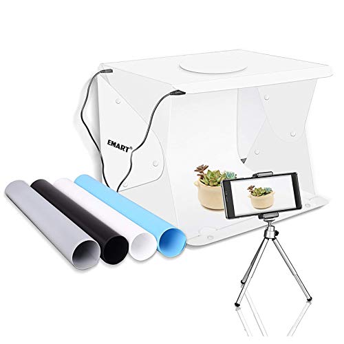 Emart 14' x 16' Photography Table Top Light Box 52 LED Portable Photo Studio Shooting Tent